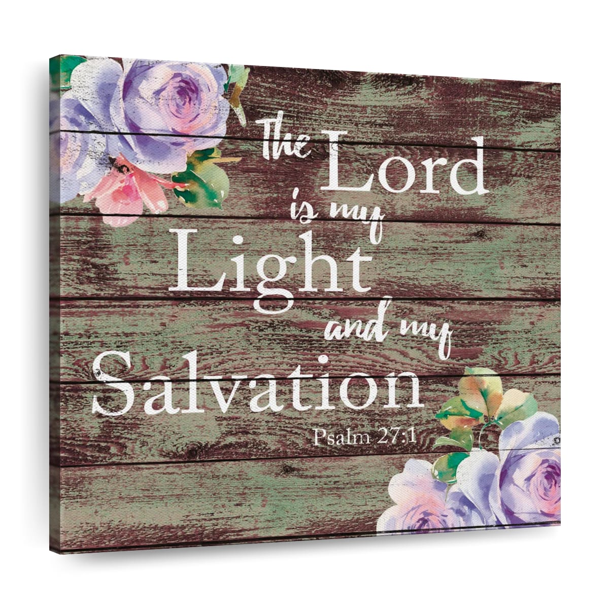 Light I Square Canvas Art - Christian Wall Decor - Christian Wall Hanging