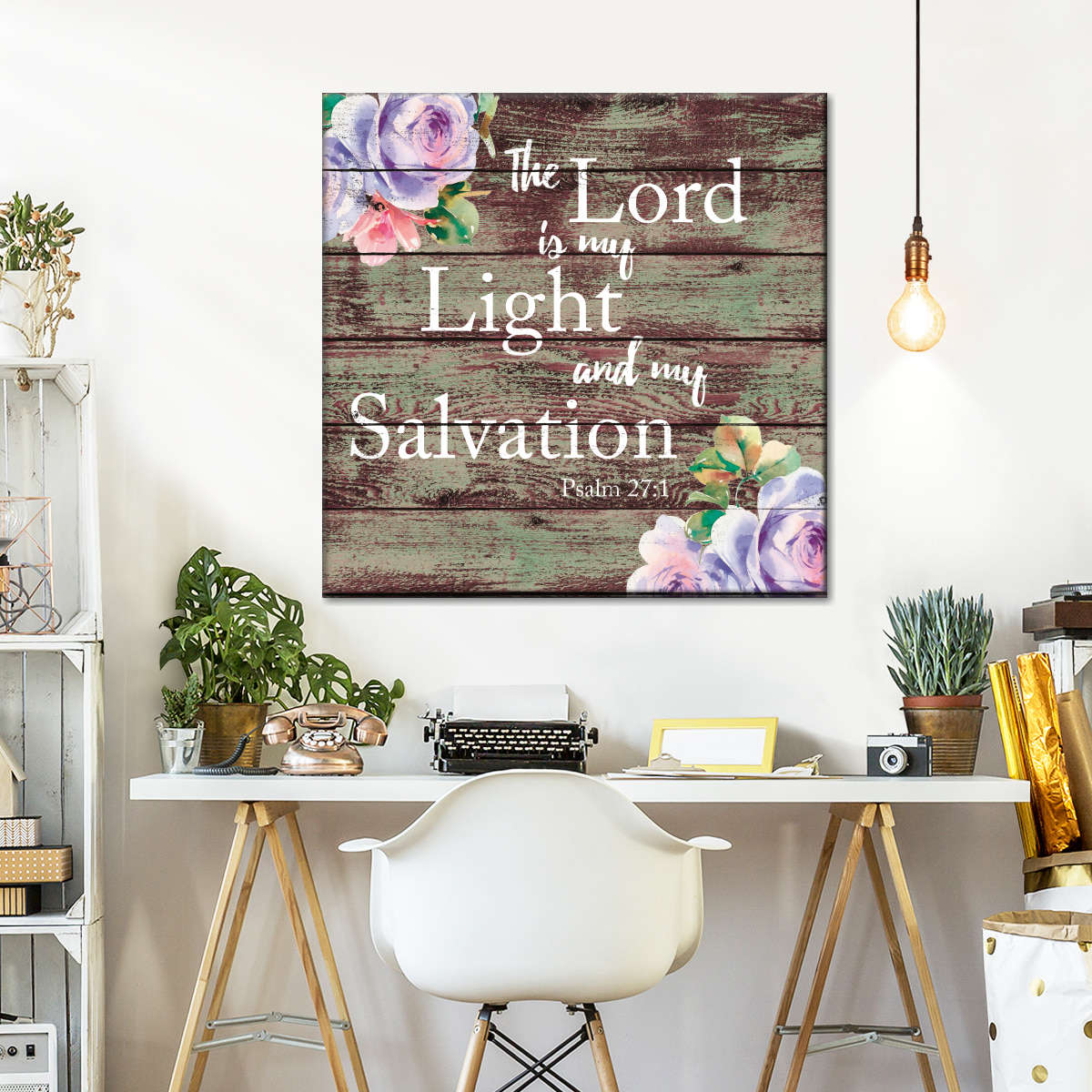 Light I Square Canvas Art - Christian Wall Decor - Christian Wall Hanging