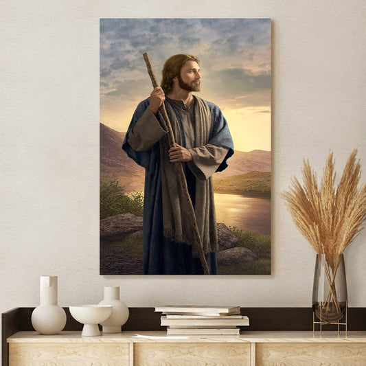 Light Of Hope Canvas Picture - Jesus Christ Canvas Art - Christian Wall Canvas