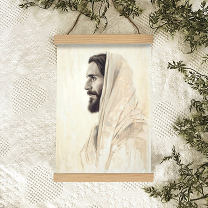 Light Of The World_5849 Hanging Canvas Wall Art - Jesus Picture - Jesus Portrait Canvas - Religious Canvas