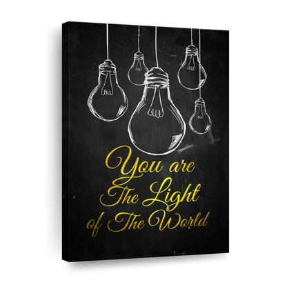 Light Of The World Canvas Wall Art - Canvas Religious Wall Art - Christian Wall Decor Living Room