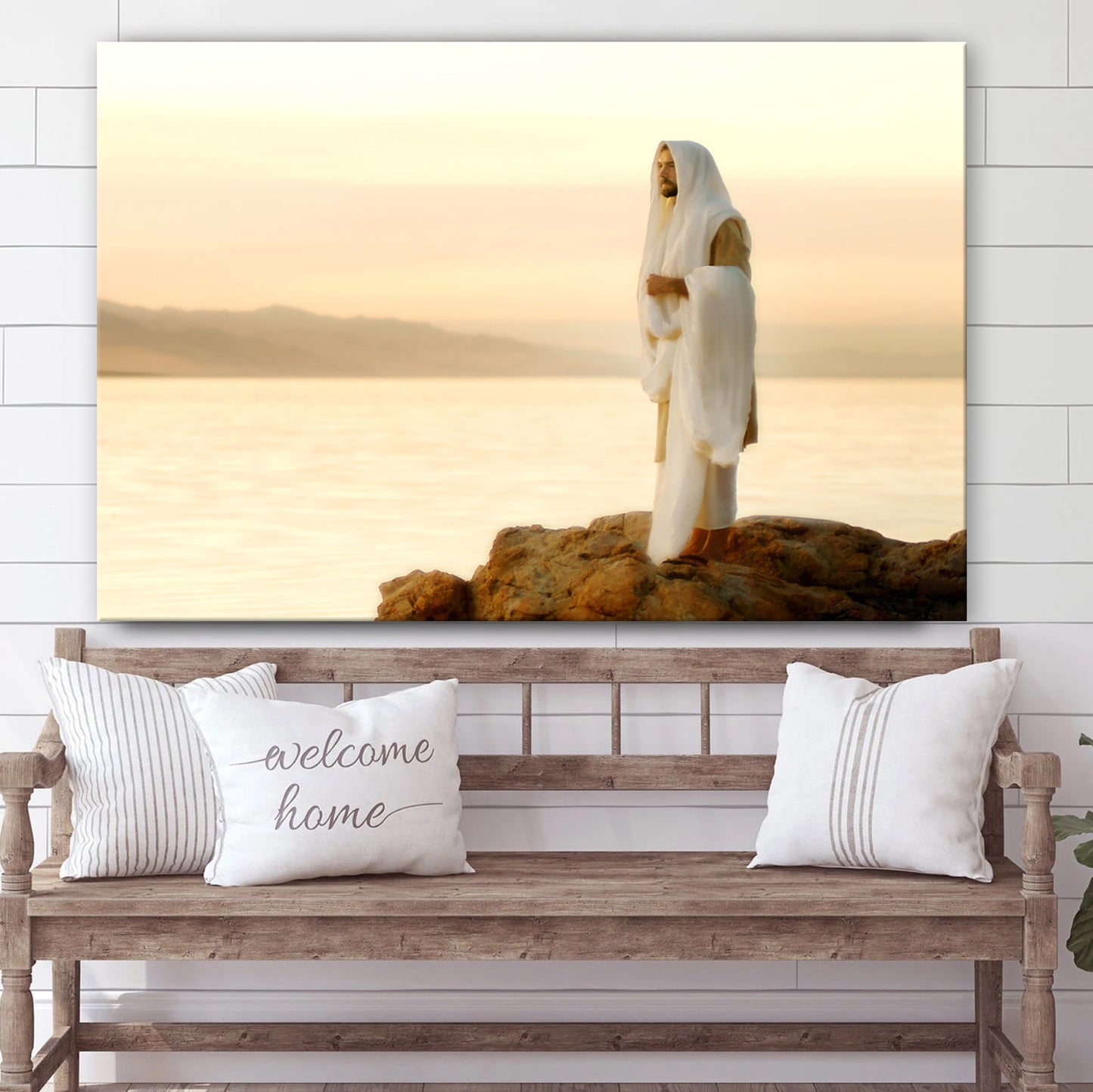 Light Of The World Canvas Wall Art - Jesus Picture - Christian Wall Decor