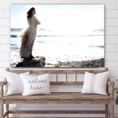 Lighthouse Jesus Christ Canvas Wall Art - Christian Posters - Ciaocustom