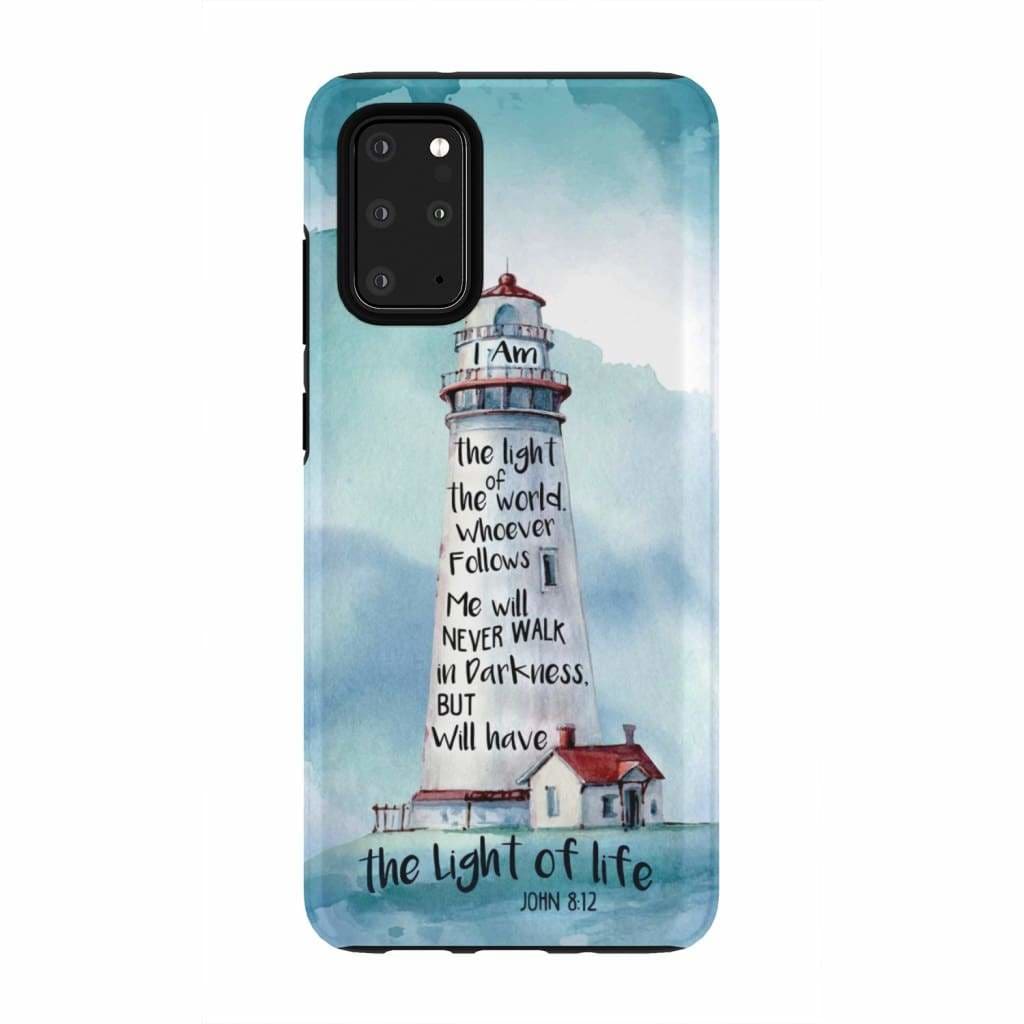 Lighthouse - I Am The Light Of The World John 812 Bible Verse Phone Case - Inspirational Bible Scripture iPhone Cases