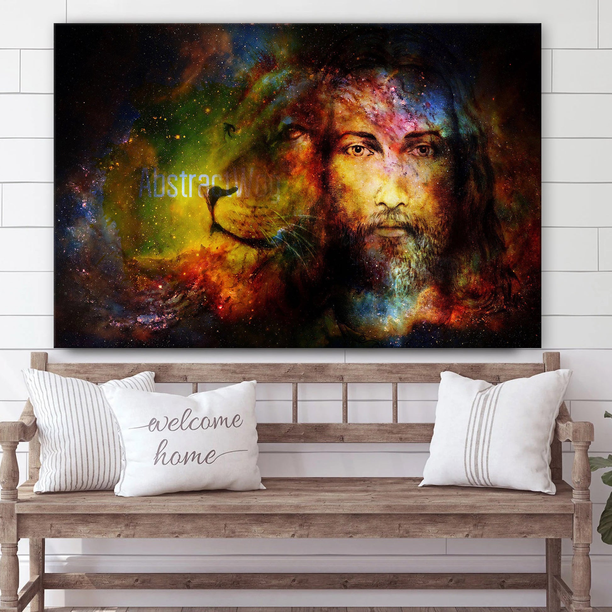 Lion Jesus - Canvas Picture - Jesus Canvas Pictures - Christian Wall Art
