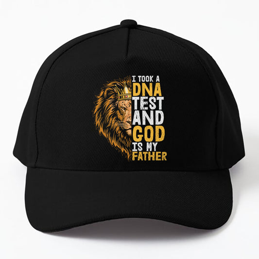 Lion Jesus Christian God Is My Father Dna Test Cap