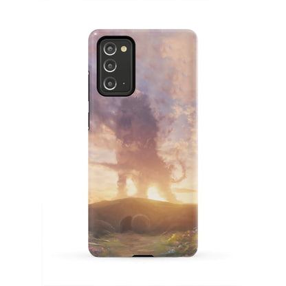 Lion Of Judah Above The Empty Tomb He Is Risen Phone Case - Christian Easter Phone Cases - Inspirational Bible Scripture iPhone Cases