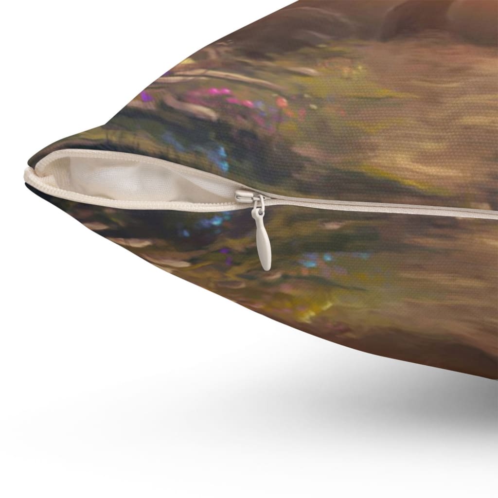 Lion Of Judah Above The Empty Tomb He Is Risen Pillow, Easter Gifts