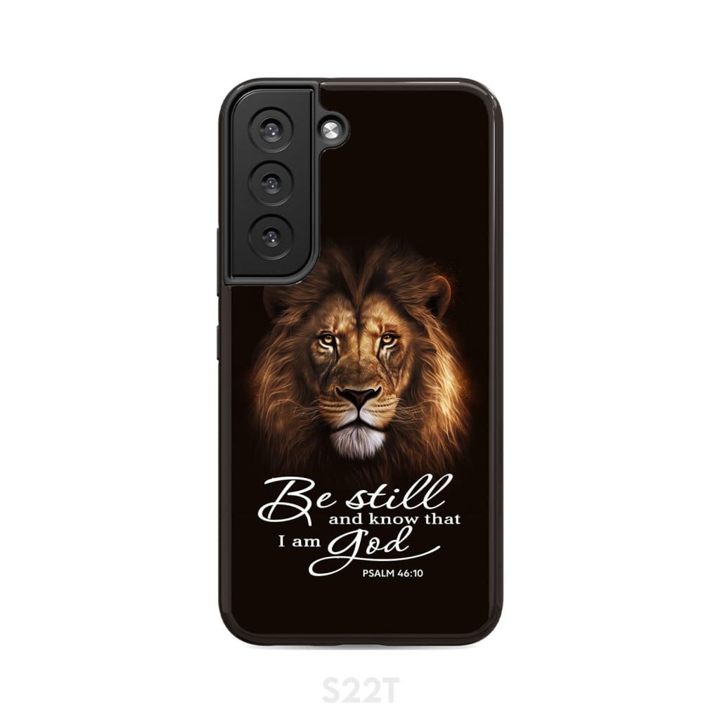 Lion Of Judah Be Still And Know That I Am God Phone Case Bible Verse Phone Cases - Scripture Phone Cases - Iphone Cases Christian