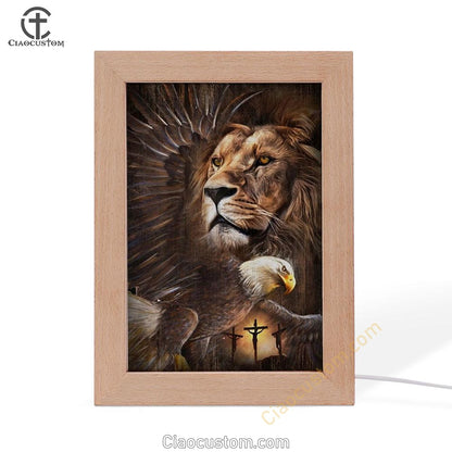 Lion Of Judah, Eagle Drawing, King Of Kings, Jesus Cross Frame Lamp
