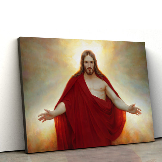 Living Christ Canvas Picture - Jesus Canvas Wall Art - Christian Wall Art