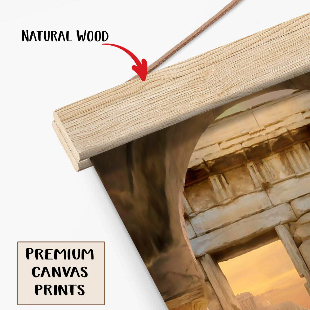 Living Water At Bethesda Hanging Canvas Wall Art - Christan Wall Decor - Religious Canvas