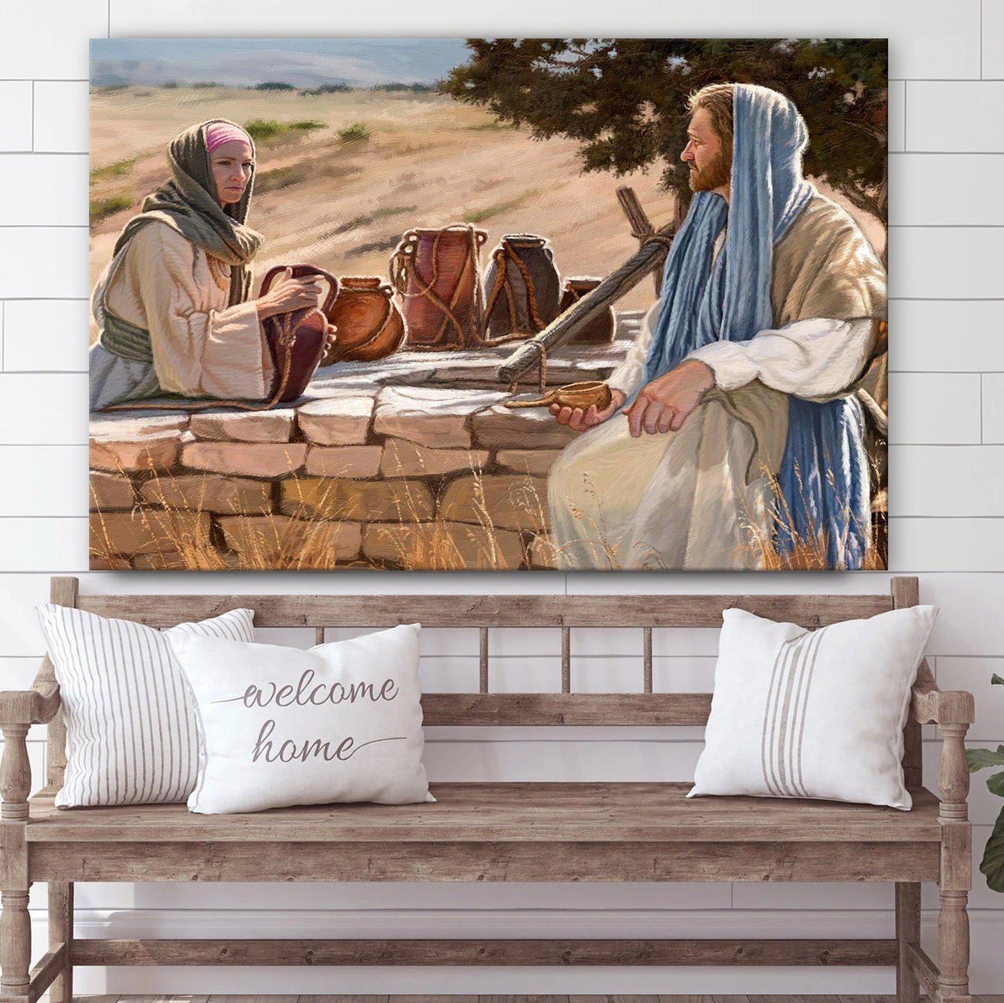 Living Water Canvas Wall Art - Christian Wall Decor