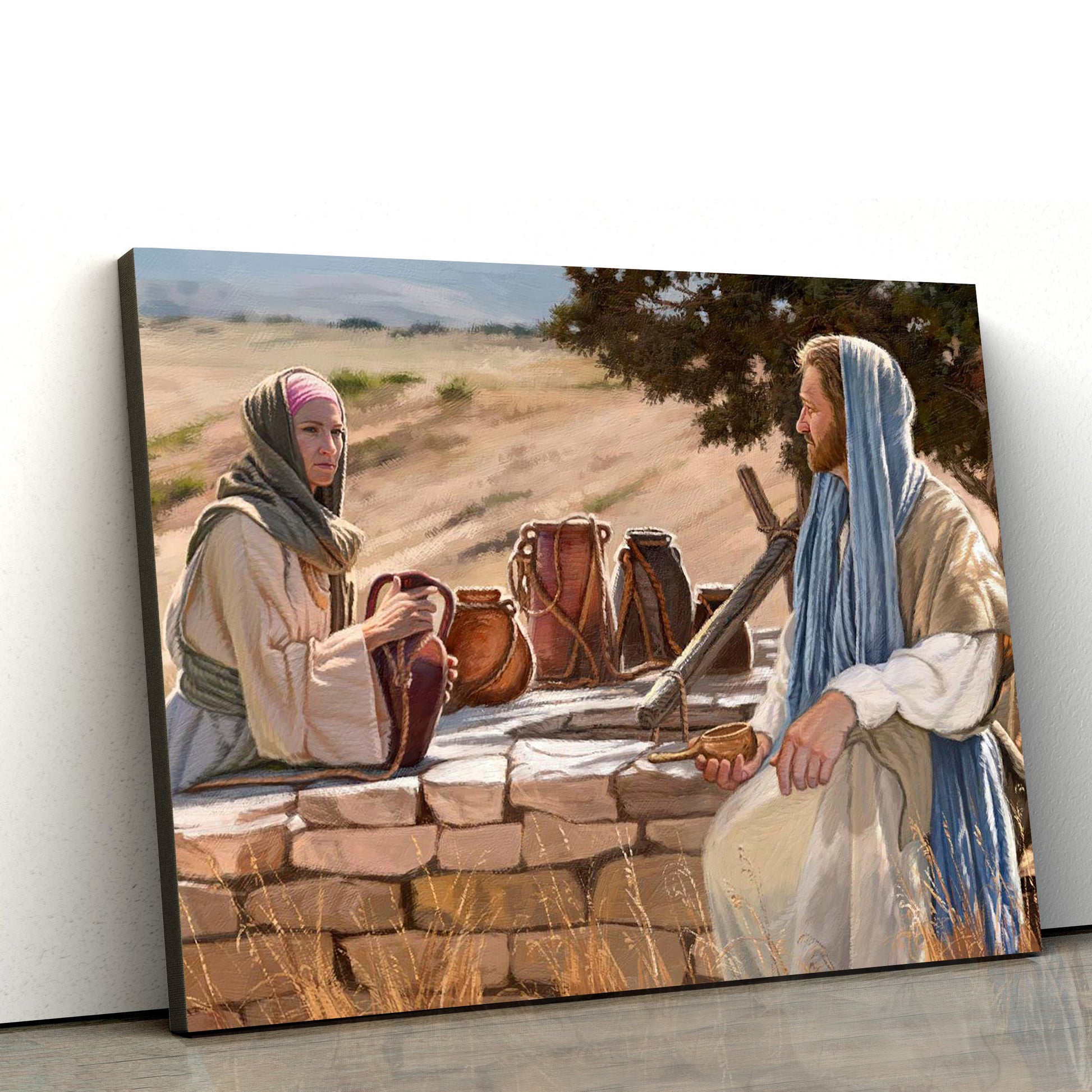 Living Water Canvas Wall Art - Christian Wall Decor