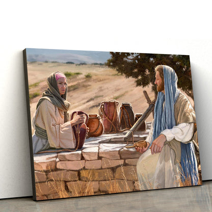 Living Water Canvas Wall Art - Christian Wall Decor