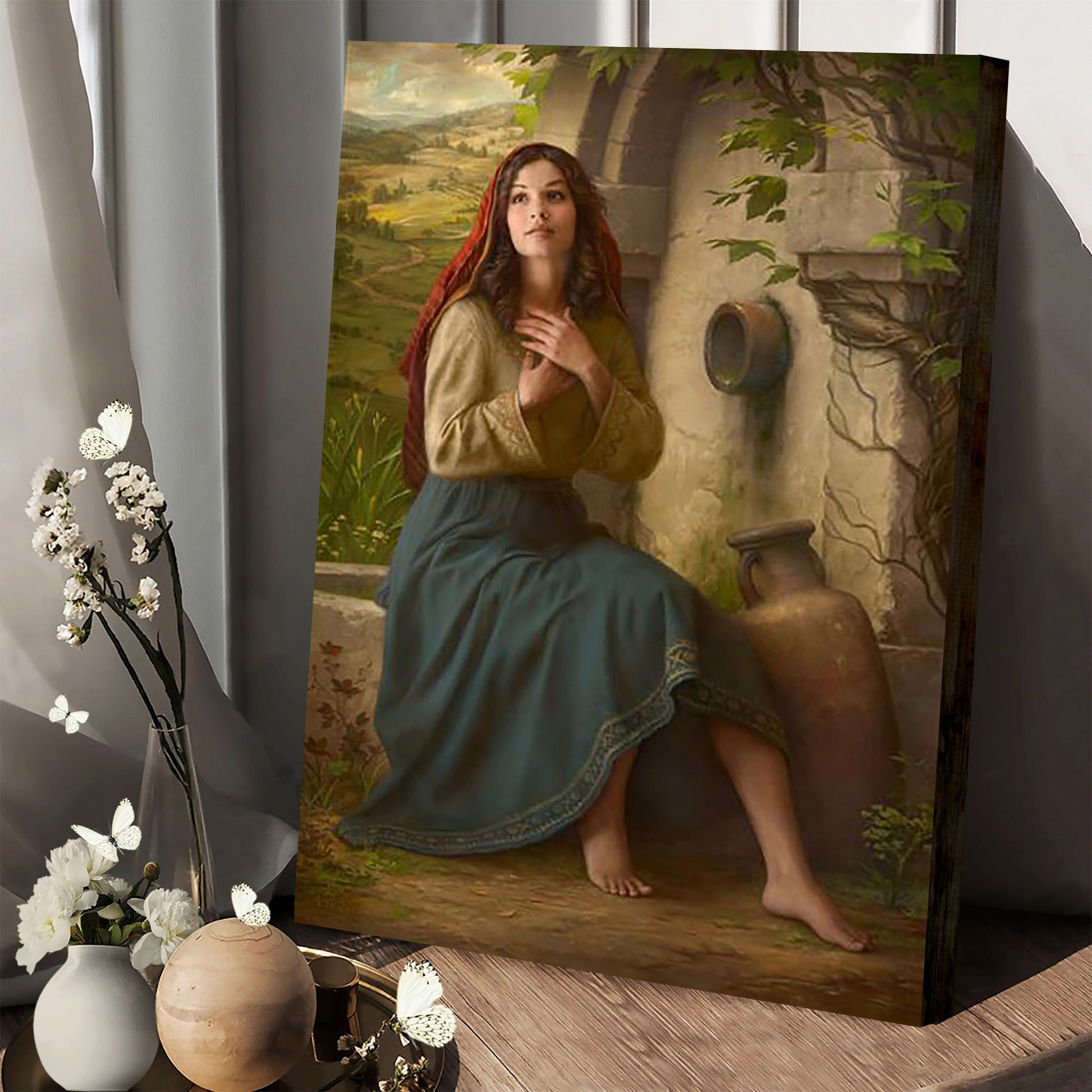 Living Water Canvas Wall Art - Gift For Mom