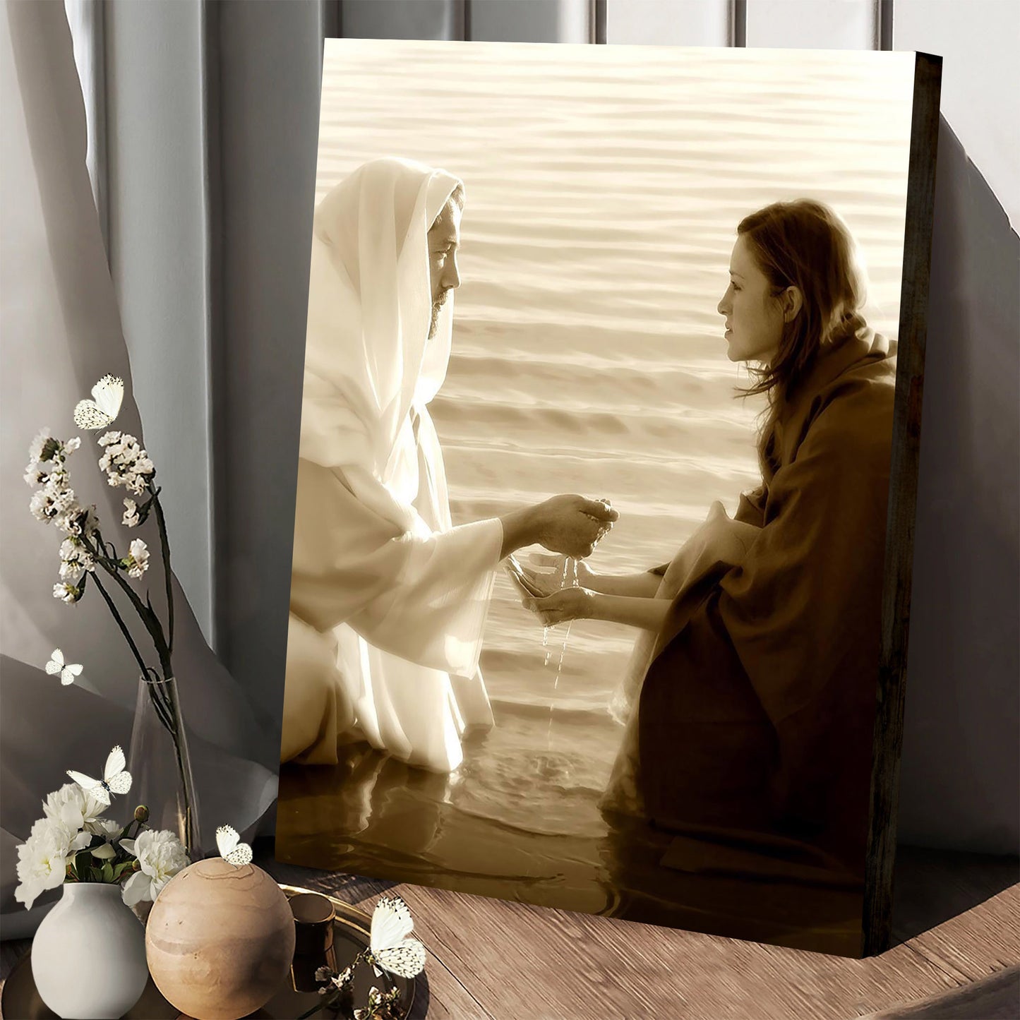 Living Waters Canvas Wall Art - Christan Wall Decor