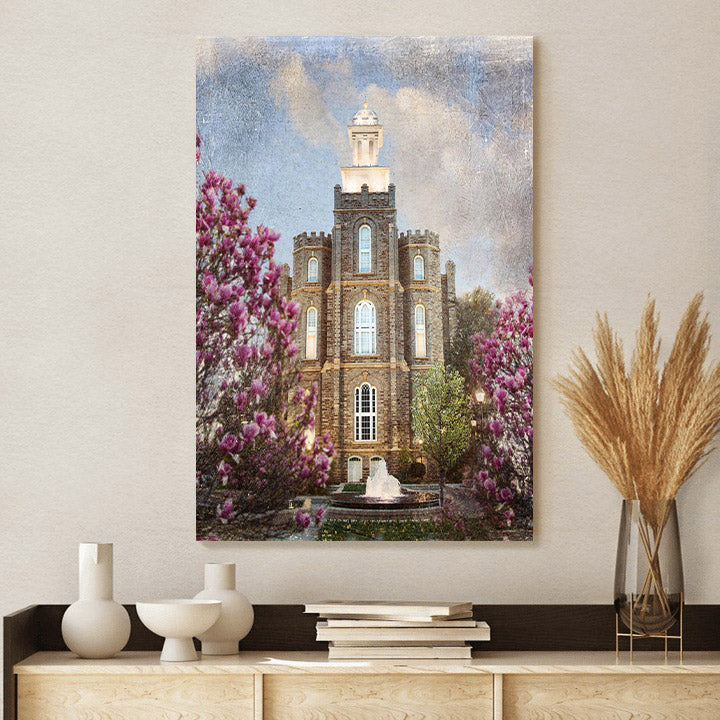 Logan Temple Divinity Canvas Pictures - Jesus Canvas Art - Christian Wall Art