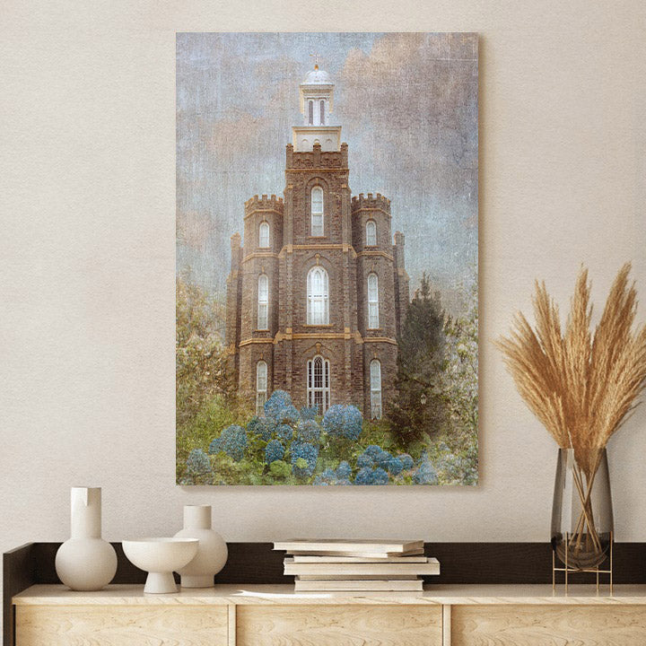 Logan Temple Serenity Canvas Pictures - Jesus Canvas Art - Christian Wall Art