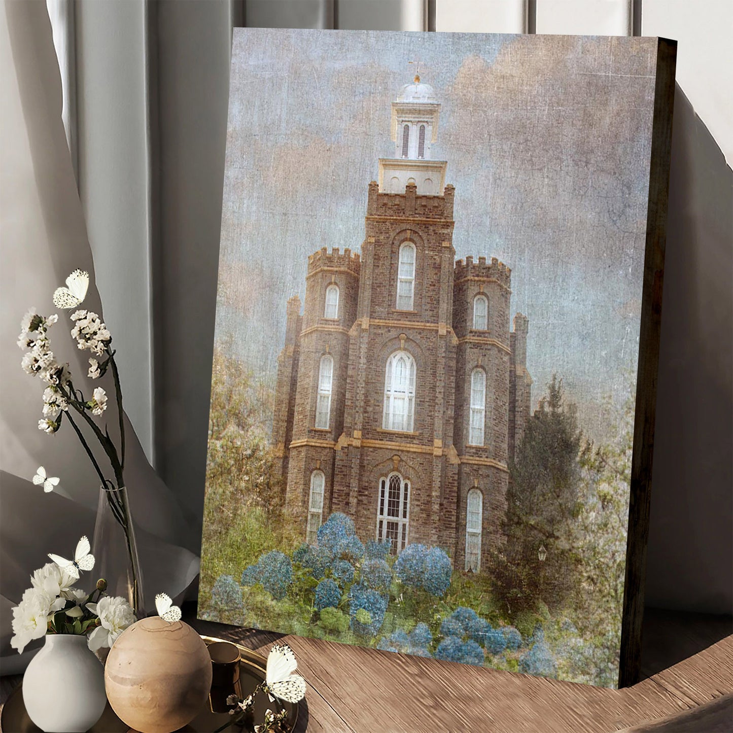 Logan Temple Serenity Canvas Pictures - Jesus Canvas Art - Christian Wall Art