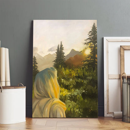 Look To The Light Canvas Wall Art - Christan Wall Decor