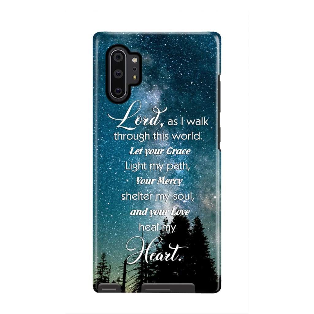 Lord As I Walk Through This World Christian Prayer Phone Case - Scripture Phone Cases - Iphone Cases Christian