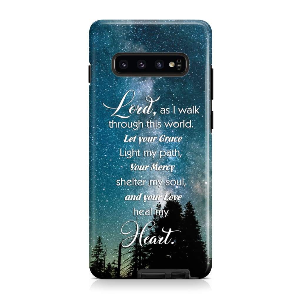 Lord As I Walk Through This World Christian Prayer Phone Case - Scripture Phone Cases - Iphone Cases Christian