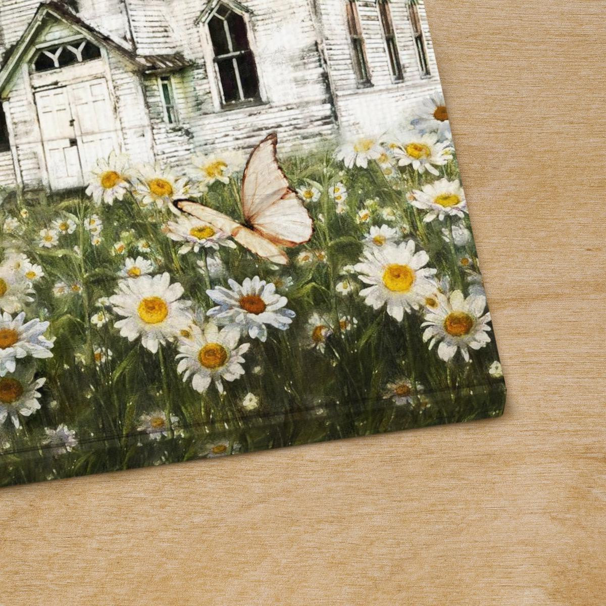 Lord I Put My Family In Your Hands Today Canvas - Hand Of God Church Cross Flower Garden Canvas - Jesus Canvas - Christian Wall Art