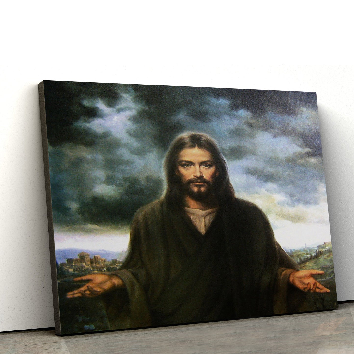 Lord Jesus - Jesus Canvas Wall Art - Christian Wall Art