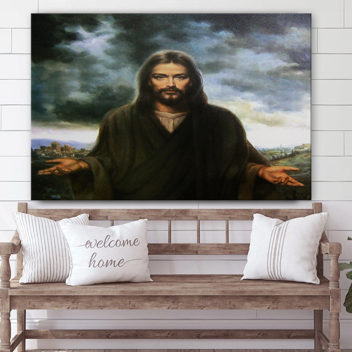 Lord Jesus - Jesus Canvas Wall Art - Christian Wall Art