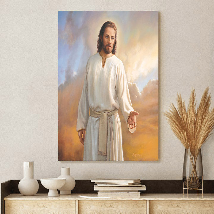 Lord Jesus Christ Canvas Picture - Jesus Christ Canvas Art - Christian Wall Canvas