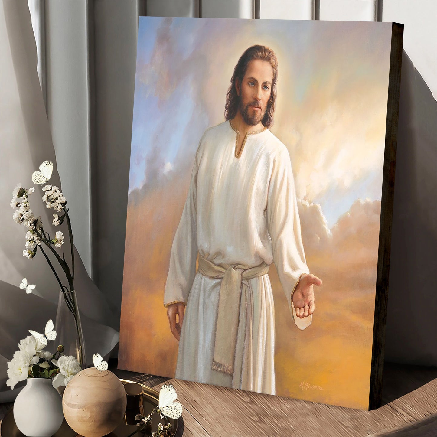 Lord Jesus Christ Canvas Picture - Jesus Christ Canvas Art - Christian Wall Canvas