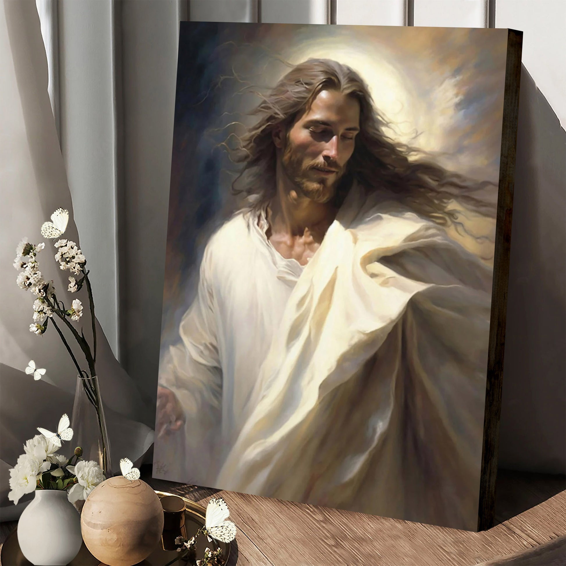 Lord Jesus Christ Christian Bible Devotional Fine Art - Jesus Canvas Art - Christian Wall Canvas