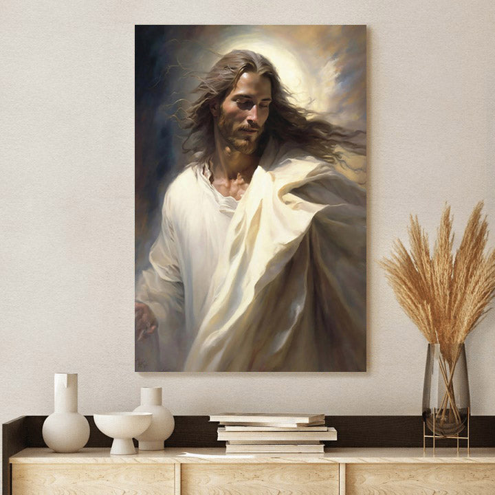 Lord Jesus Christ Christian Bible Devotional Fine Art - Jesus Canvas Art - Christian Wall Canvas