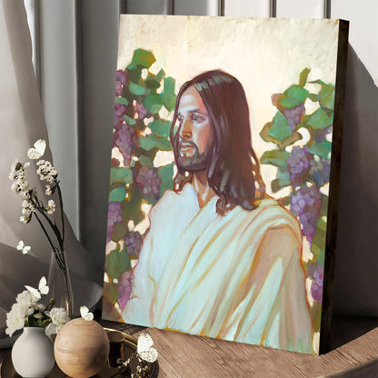 Lord Of The Vineyard Canvas Picture - Jesus Christ Canvas Art - Christian Wall Canvas