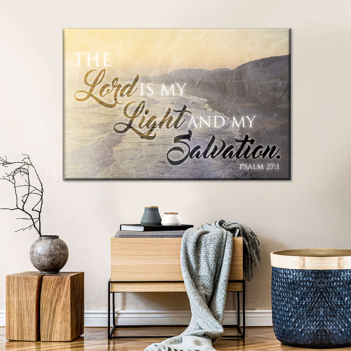 Lord Sunset Canvas Wall Art - Christian Canvas Wall Art - Religious Wall Art Canvas