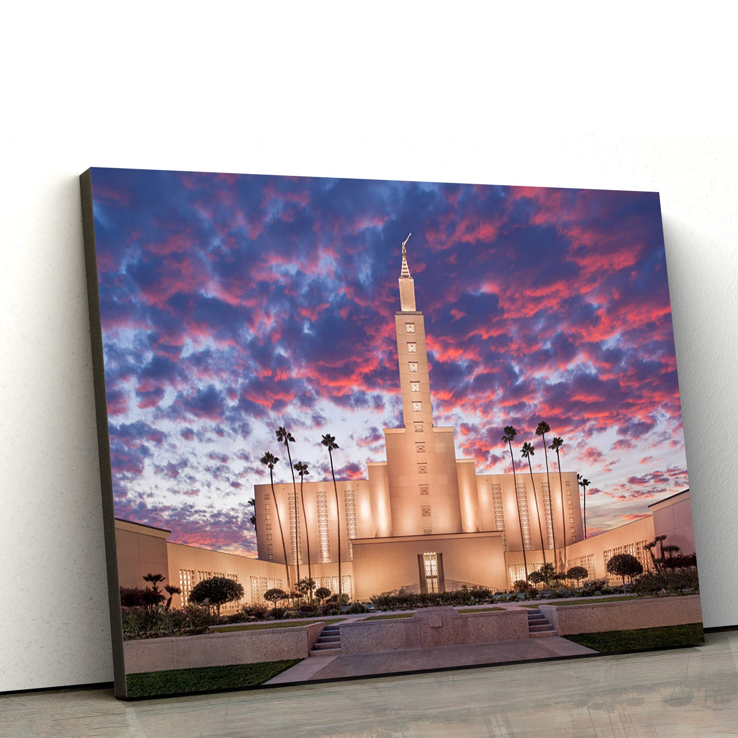 Los Angeles Temple Glorious Declarations Canvas Wall Art - Jesus Christ Picture - Canvas Christian Wall Art