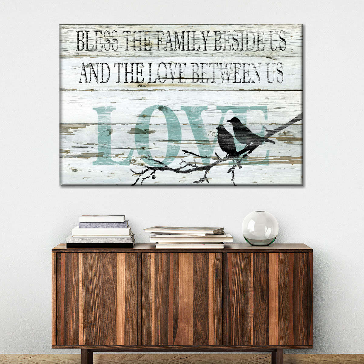 Love Between Us I Canvas Wall Art - Christian Canvas Wall Art - Religious Wall Art Canvas