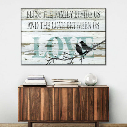 Love Between Us I Canvas Wall Art - Christian Canvas Wall Art - Religious Wall Art Canvas