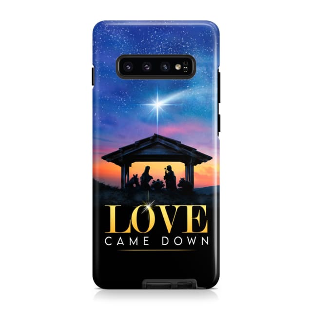 Love Came Down Christmas Phone Case - Scripture Phone Cases - Iphone Cases Christian