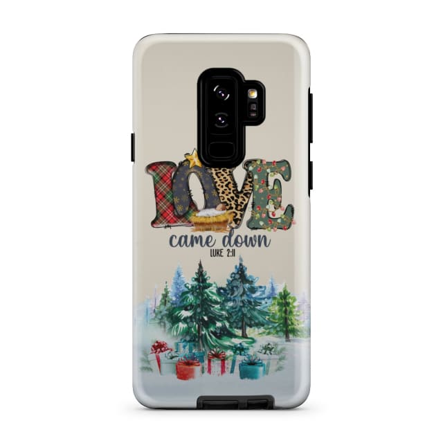 Love Came Down Luke 211 Christmas Phone Case - Inspirational Bible Scripture iPhone Cases