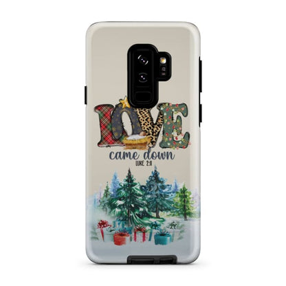 Love Came Down Luke 211 Christmas Phone Case - Inspirational Bible Scripture iPhone Cases