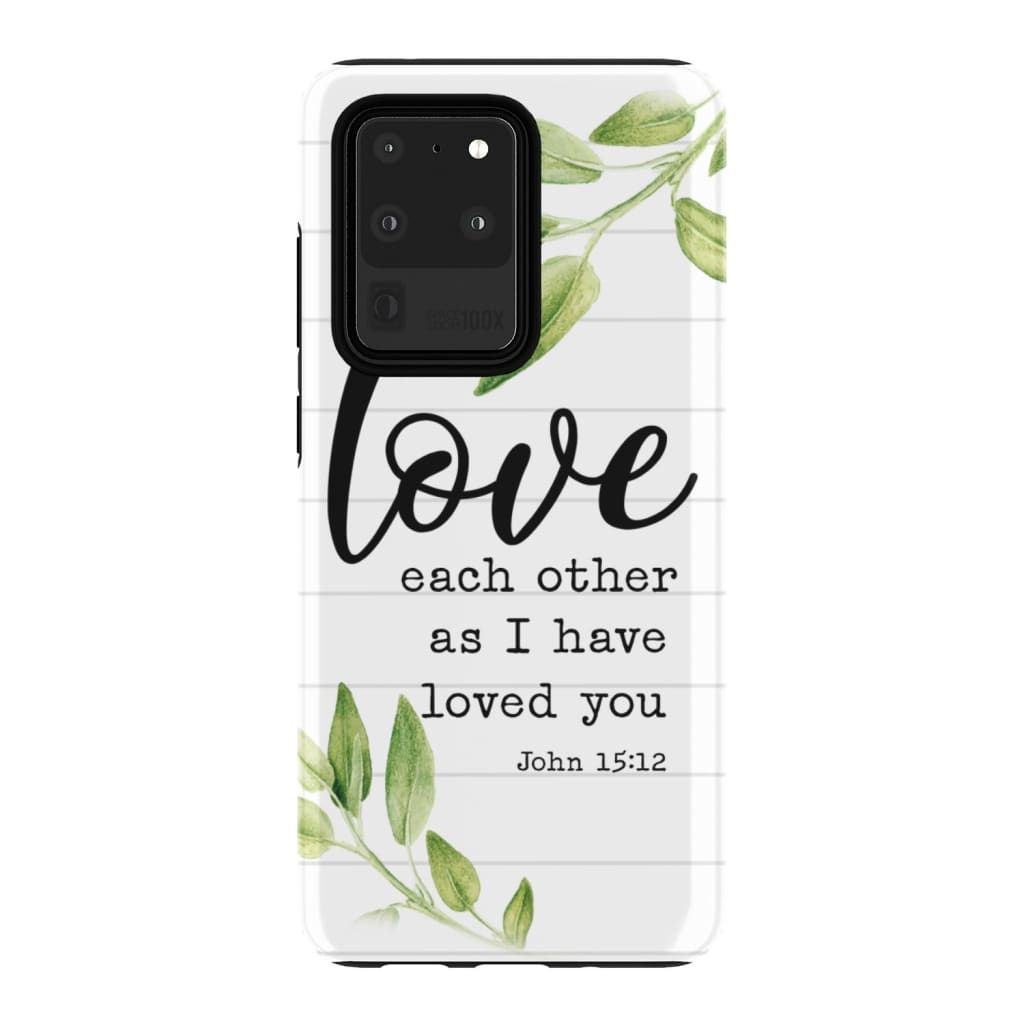 Love Each Other As I Have Loved You John 1512 Bible Verse Phone Case - Inspirational Bible Scripture iPhone Cases