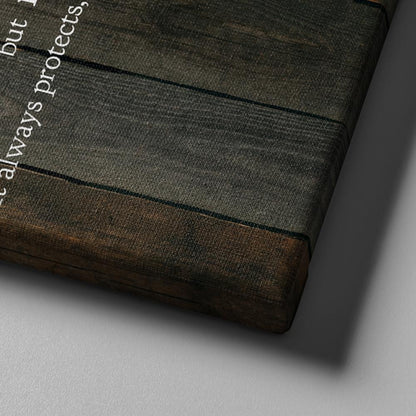 Love Is Patient, Love Is Kind Canvas Wall Art