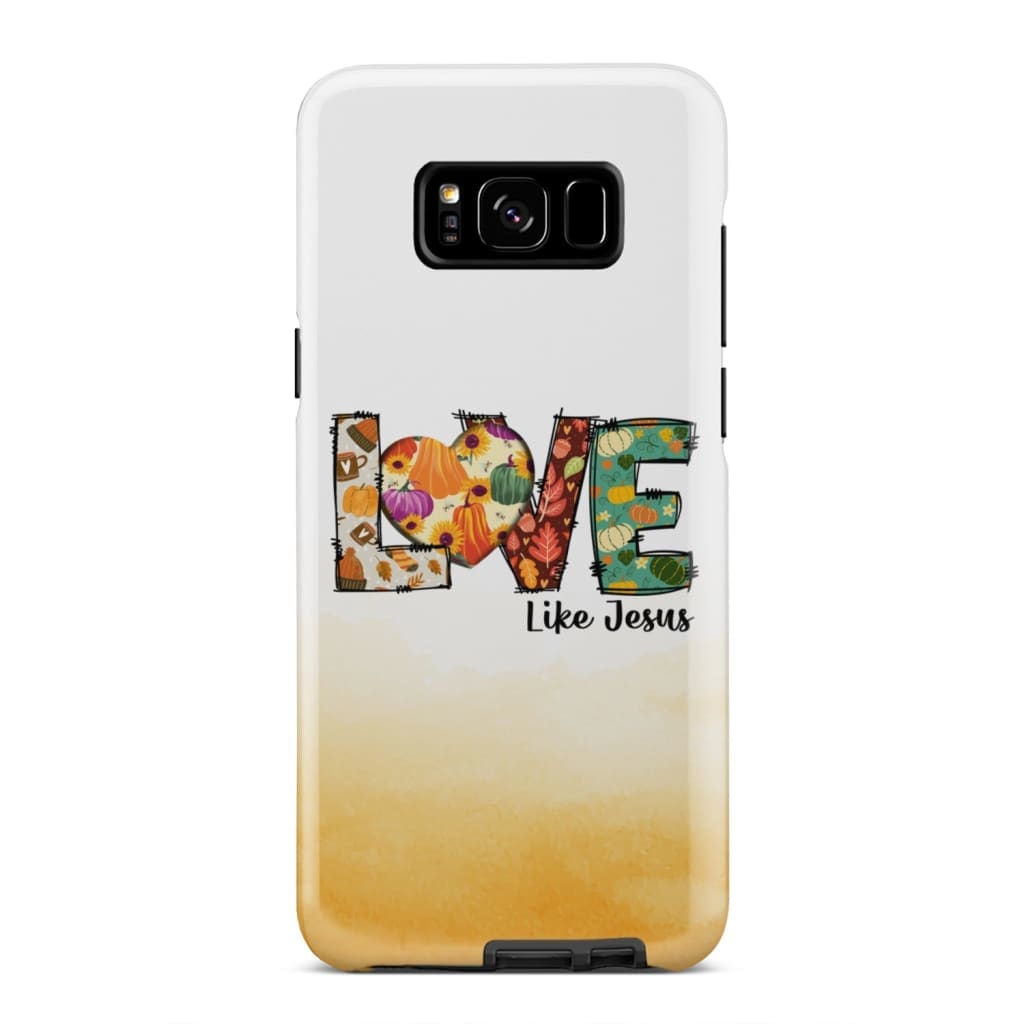 Love Like Jesus - Fall Thanksgiving - Christian Phone Case - Inspirational Bible Scripture iPhone Cases