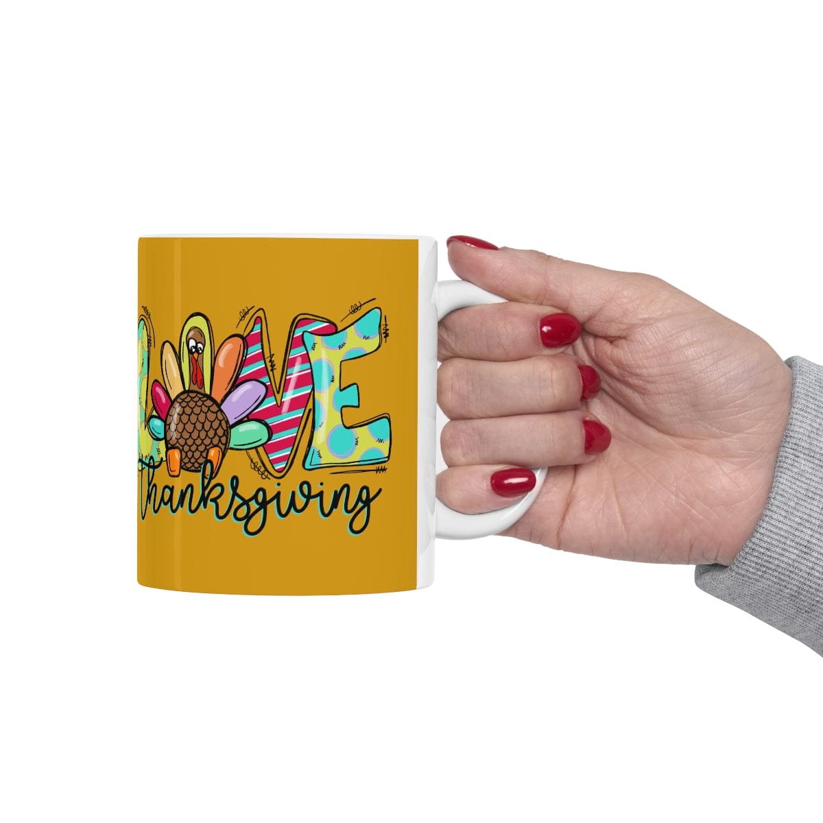 Love Thanksgiving Mug - Christian Mug - Bible Verse Mugs - Scripture Mugs