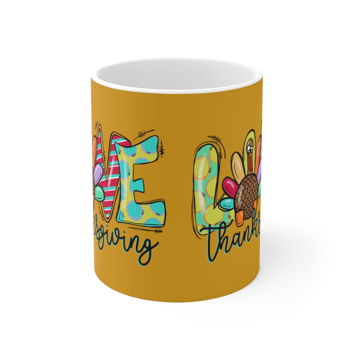 Love Thanksgiving Mug - Christian Mug - Bible Verse Mugs - Scripture Mugs