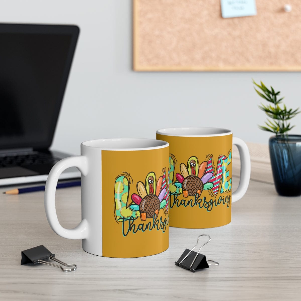 Love Thanksgiving Mug - Christian Mug - Bible Verse Mugs - Scripture Mugs