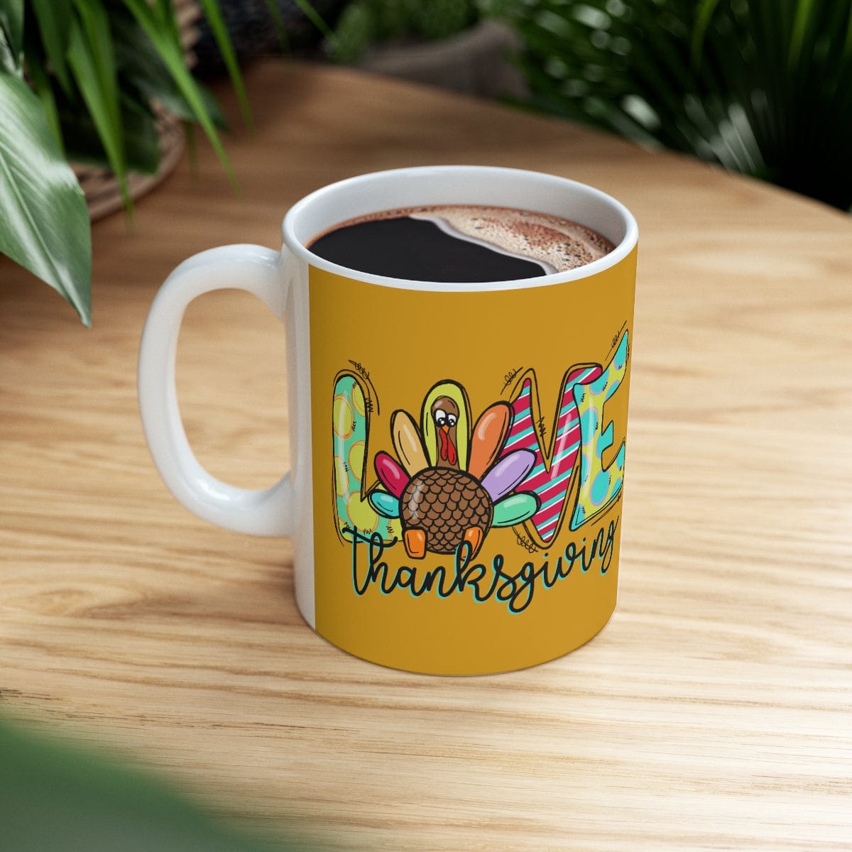 Love Thanksgiving Mug - Christian Mug - Bible Verse Mugs - Scripture Mugs