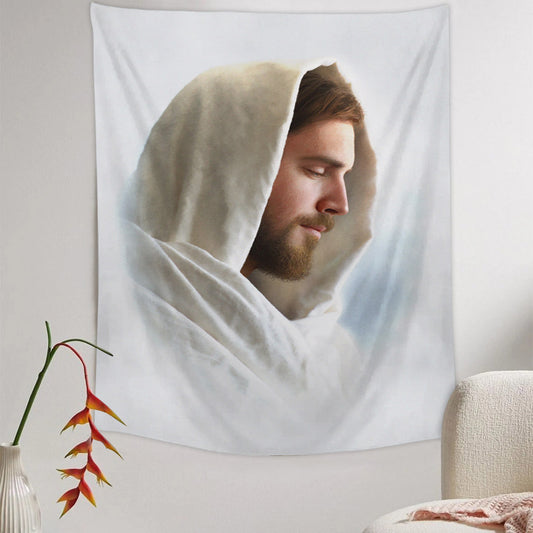Love's Pure Light Tapestry - Jesus Picture - Religious Tapestry - Christian Tapestry Wall Hangings
